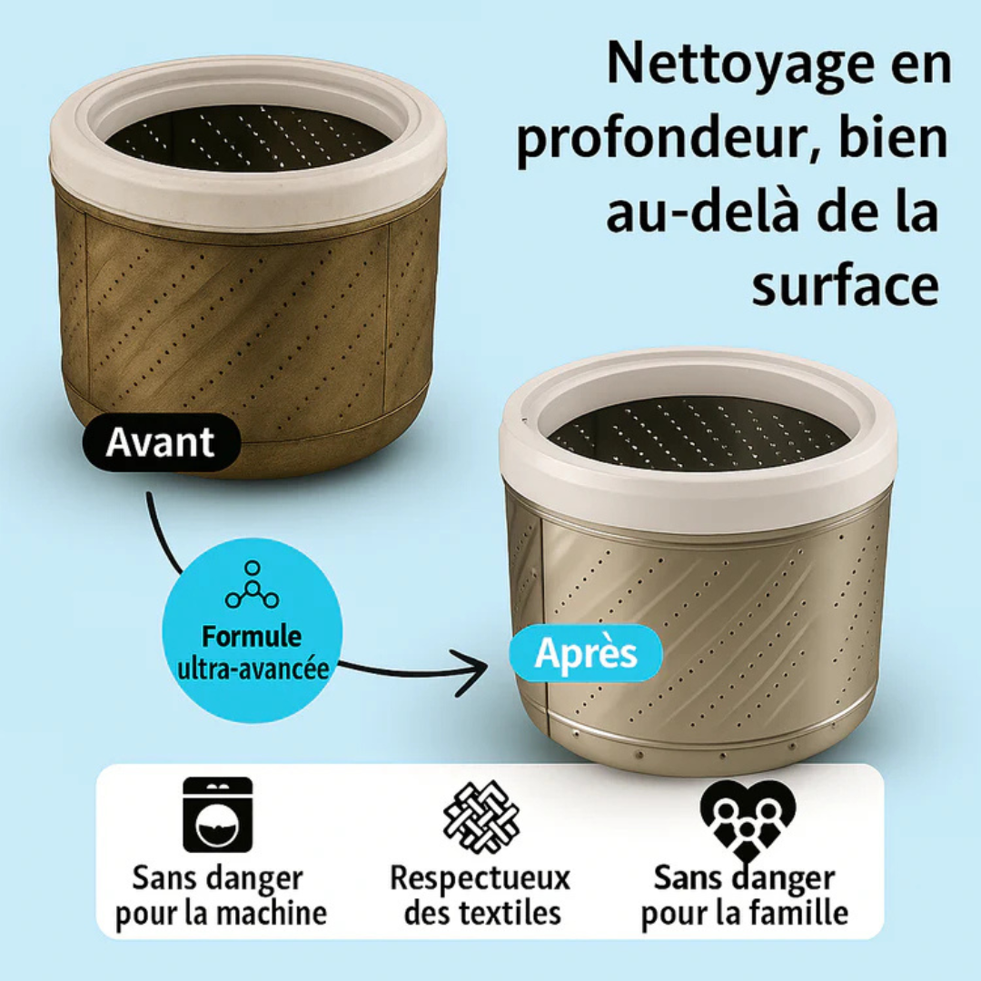 Proprify™ - Tablettes de Nettoyage pour Machine à Laver – Pour un Entretien Facile et Efficace