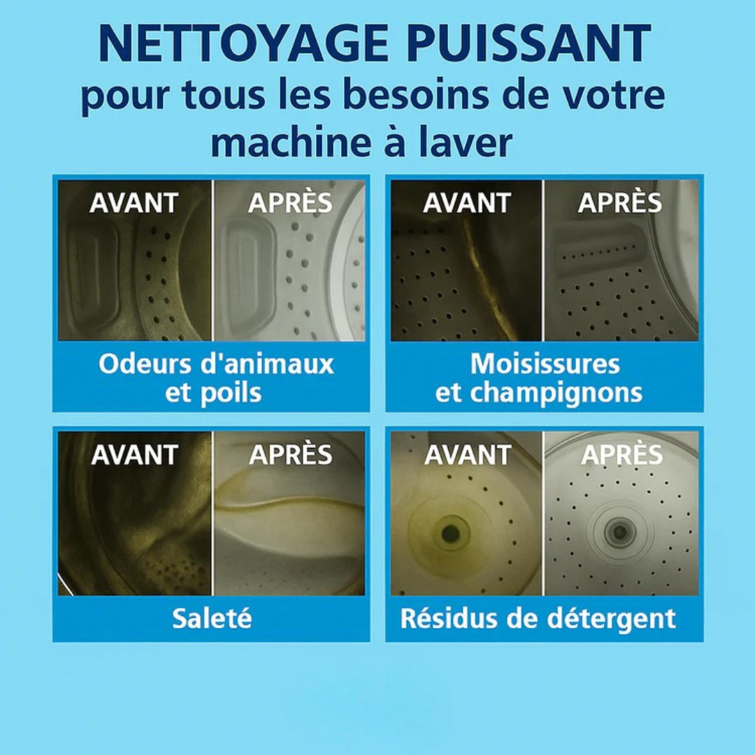 Proprify™ - Tablettes de Nettoyage pour Machine à Laver – Pour un Entretien Facile et Efficace