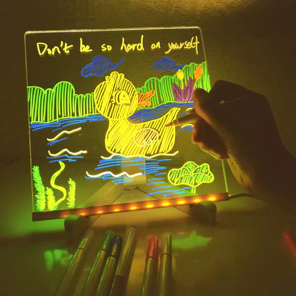 Tablette de dessin LED lumineuse