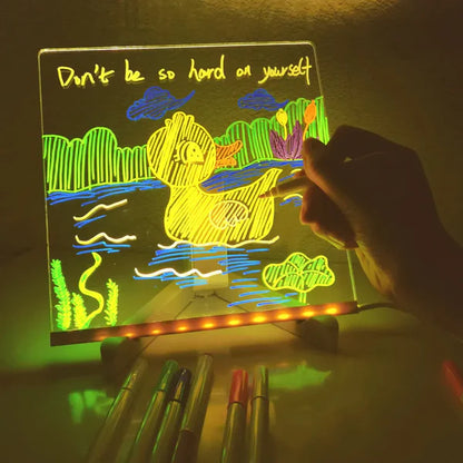 Tablette de dessin LED lumineuse