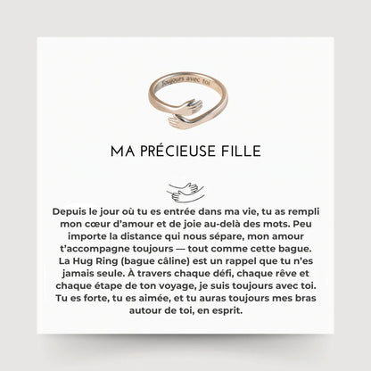 Ma précieuse fille - Bague câline