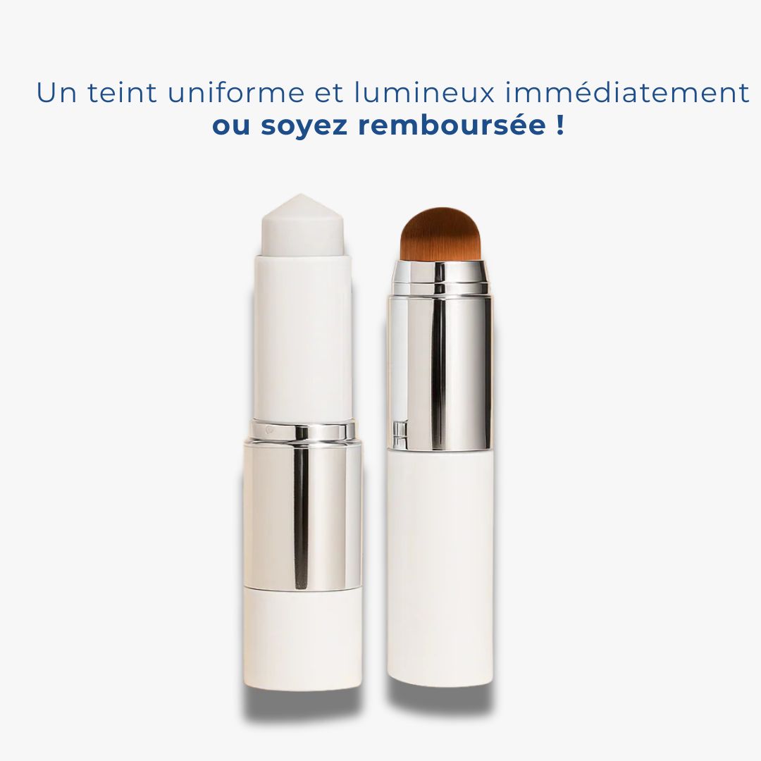Fond de teint 2-en-1 avec pinceau intégré