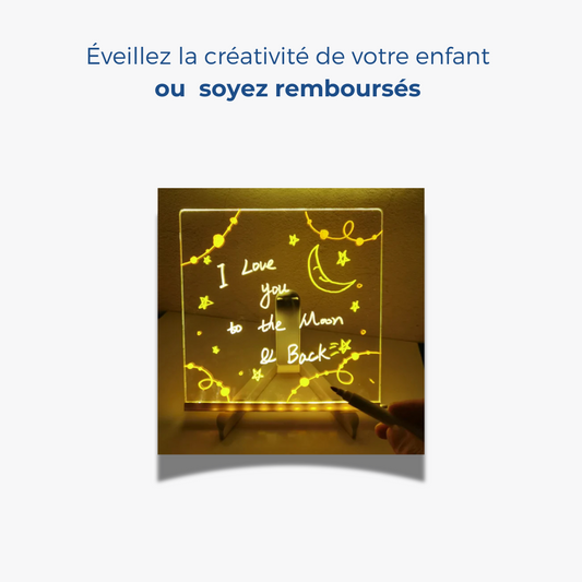 Tablette de dessin LED lumineuse