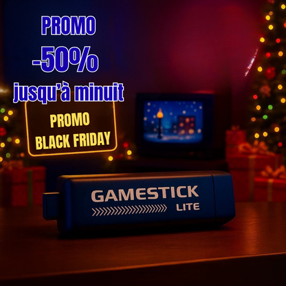 GameStick TV Lite – Console rétro + milliers de jeux intégrés