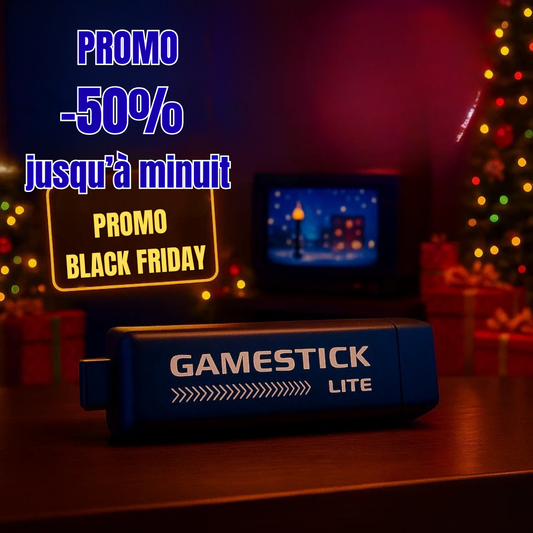 GameStick TV Lite – Console rétro + milliers de jeux intégrés