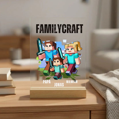 CraftPanel™ – Plaque Acrylique Personnalisée Familiale