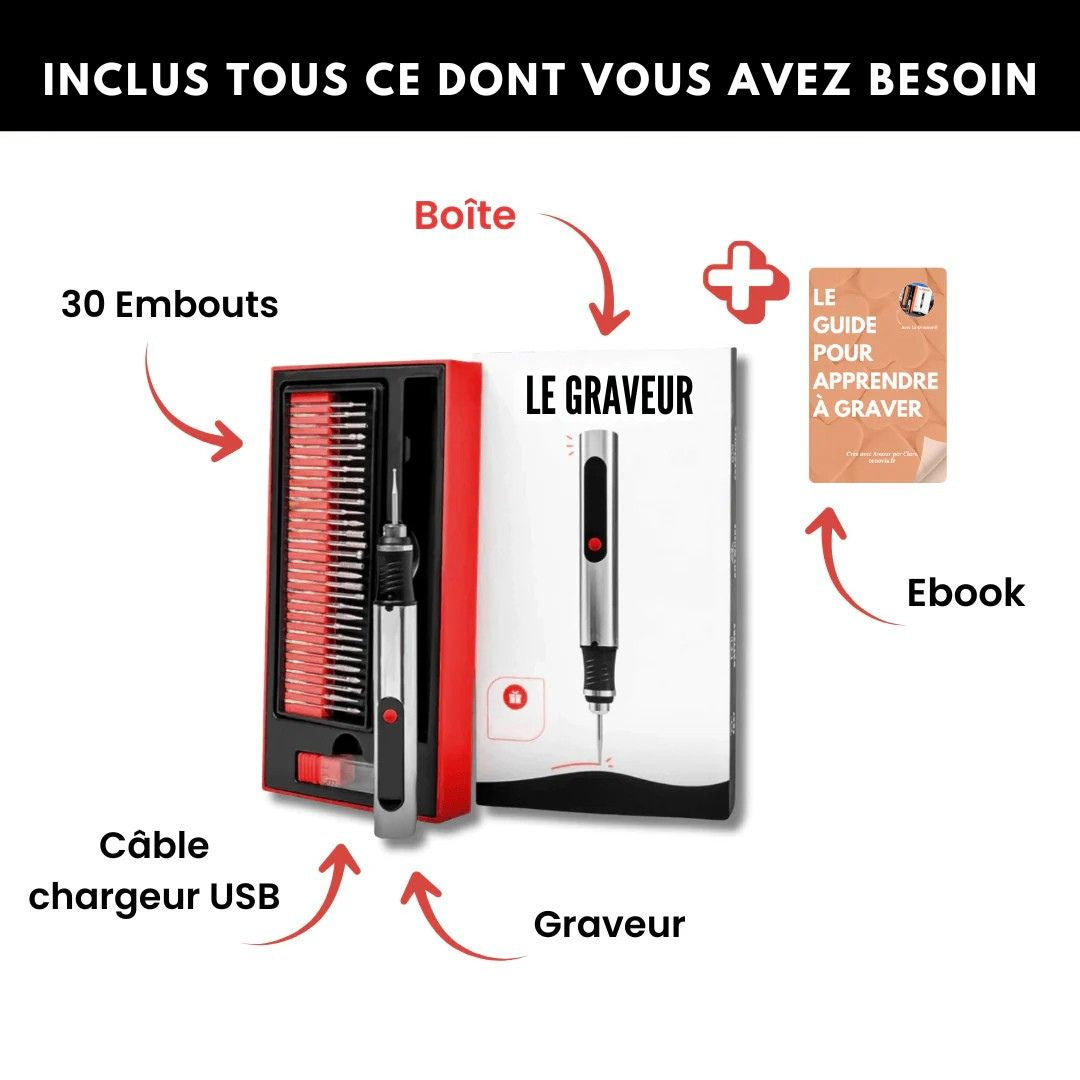 Kit Complet de Gravure Électrique – Le Graveur