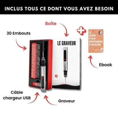 Kit Complet de Gravure Électrique – Le Graveur