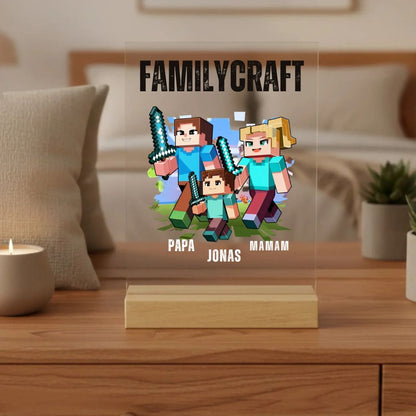 CraftPanel™ – Plaque Acrylique Personnalisée Familiale