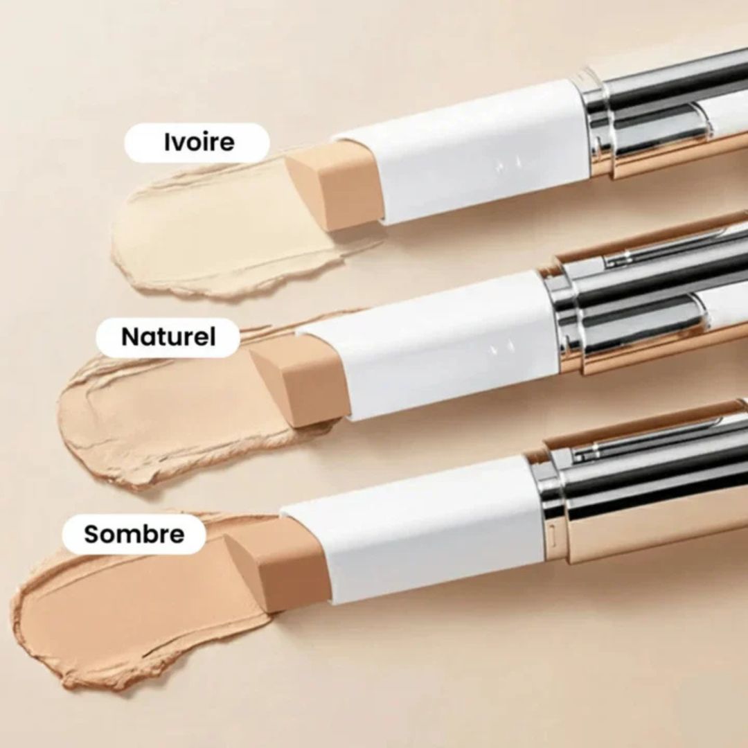 Fond de teint 2-en-1 avec pinceau intégré