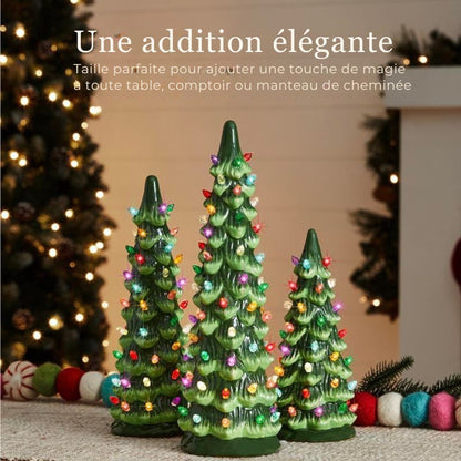 Sapin LED en Céramique – Ambiance Féérique Instantanée