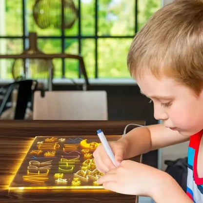Tablette de dessin LED lumineuse