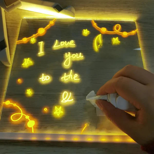 Tablette de dessin LED lumineuse