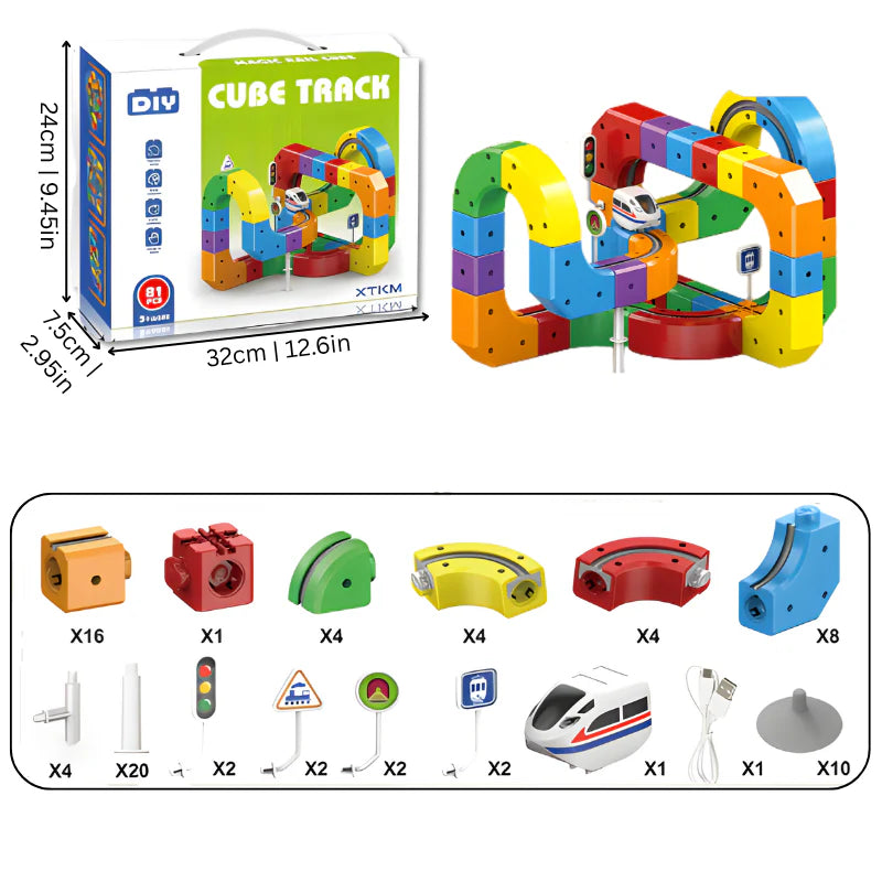 Cube Track – Circuit de billes éducatif