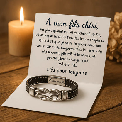 Bracelet Infini™ – Un Lien Éternel entre Mère et Fils