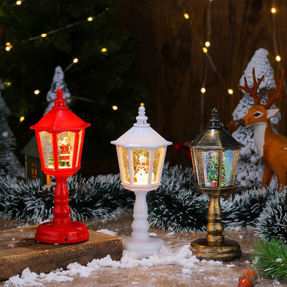 Lanterne de Noël Lumineuse Rotative – Ambiance Magique pour vos Fêtes