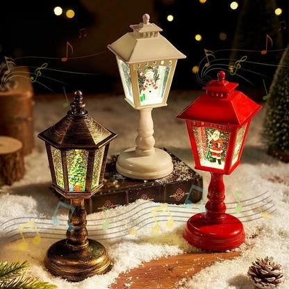 Lanterne de Noël Lumineuse Rotative – Ambiance Magique pour vos Fêtes