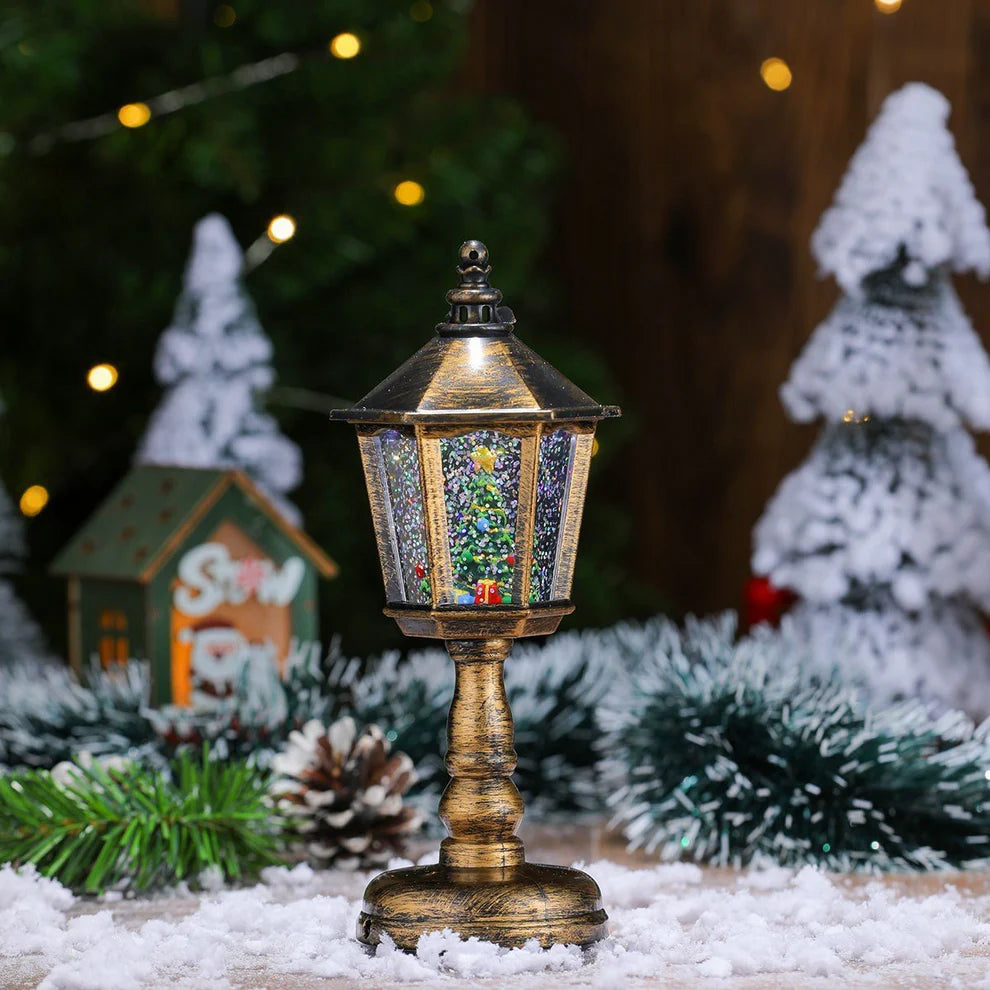 Lanterne de Noël Lumineuse Rotative – Ambiance Magique pour vos Fêtes